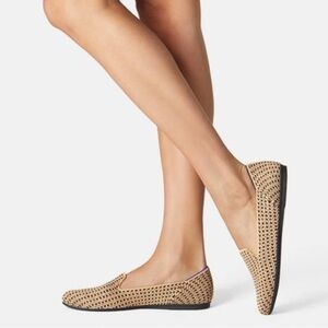 Rothy’s Gold Houndstooth Round Toe Loafer. Animal print. Retired. Size 8.5